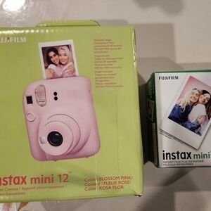 Fujifilm Instax Mini 12 Camera And Film Package - Blossom Pink